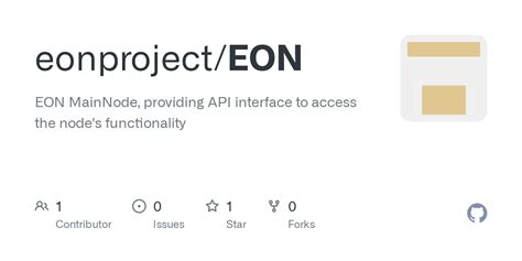eonjs|eonproject · GitHub.